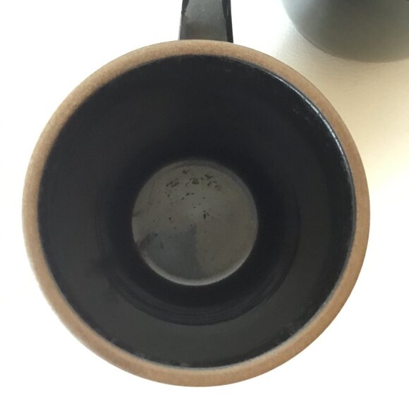 Heath Ceramics Black Onyx Stack Mugs Rim Line #205 Set of 3 - Picture 16 of 16